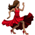 💃🏽 woman dancing: medium skin tone display on Apple